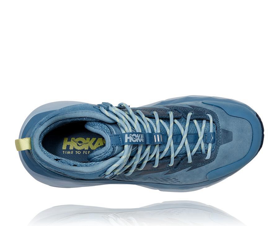 Hoka One One Kaha Gore-Tex Vandringsskor Dam - Blå - UXZGB-9427